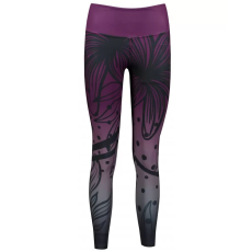  Női hosszú, prémium funkcionális leggings ALTISPORT VOJ/ALW045LEG01 LILA/FEKETE méret: S