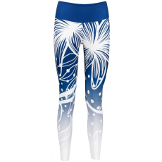  Női hosszú, prémium funkcionális leggings ALTISPORT VOJ/ALW045LEG01 SÖTÉTKÉK/FEHÉR méret: L