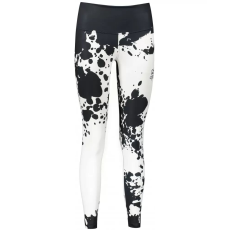  Női hosszú prémium leggings ALTISPORT VOJ/ALW012LEG01 FEKETE-FEHÉR méret: XL