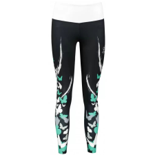 Női hosszú prémium leggings ALTISPORT VOJ/ALW022LEG01 FEKETE/TÜRKIZ méret: L női nadrág