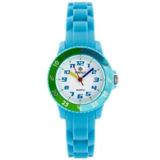  Női kvarc karóra gumiszíjjal, kék, 31 mm, WR30 karóra