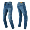  Női motoros farmer W-TEC Arikaro Lady, rugalmas anyag, levehető CE protektorok, stretch panelek, aramidszálas megerősítés, AirVent rendszer 36 / 32 kék