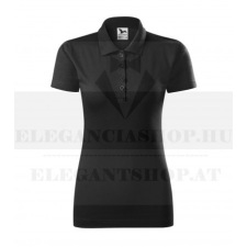 Női piké póló - Fekete női póló
