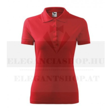  Női piké póló - Piros