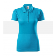  Női piké póló - Türkízkék