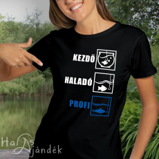  Női póló horgászoknak - Kezdő, haladó, profi