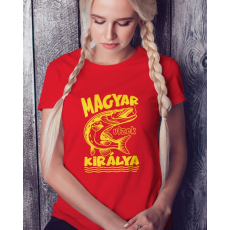  Női póló horgászoknak - Magyar vizek királya, csuka póló