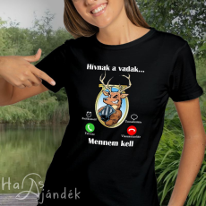  Női póló vadászoknak - Hívnak a vadak