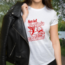  Női póló vadászoknak - Nem kell terápia női póló