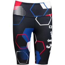  Női prémium funkcionális leggings térd felett ALTISPORT VOJ/ALW036LEG02 HEXA FEKETE méret: XXXL