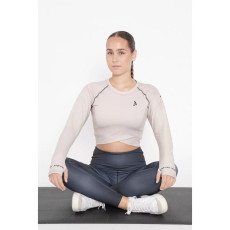  Női prémium, hosszú ujjú funkcionális crop felső ALTISPORT VOJ/ALW000TR04 BARNA méret: L
