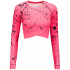  Női prémium, hosszú ujjú funkcionális crop felső ALTISPORT VOJ/ALW034TR04 FLUO RÓZSASZÍN méret: XS
