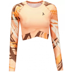  Női prémium, hosszú ujjú funkcionális crop felső ALTISPORT VOJ/ALW039TR04 NARANCS méret: M