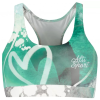  Női prémium sportmelltartó ALTISPORT VOJ/ALW017POD01 TÜRKIZ méret: XXXL