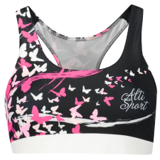  Női prémium sportmelltartó ALTISPORT VOJ/ALW022POD01 FEKETE RÓZSASZÍN méret: XL melltartó