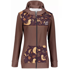  Női pulóver a zip prémiumon ALTISPORT VOJ/ALW062MI02 BARNA méret: XXXL női pulóver, kardigán