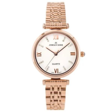  Női rosegold kvarc karóra cirkónia számlappal, WR30, antiallergén karóra