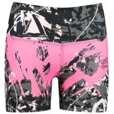 Női rövid prémium leggings ALTISPORT VOJ/ALW018LEG03 FEKETE RÓZSASZÍN méret: S női rövidnadrág