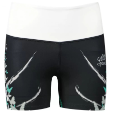  Női rövid prémium leggings ALTISPORT VOJ/ALW022LEG03 FEKETE/TÜRKIZ méret: XXL női rövidnadrág