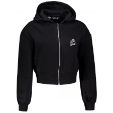 Női rövid, túlméretezett pulóver ALTISPORT BYB/ALW056BY237 FEKETE méret: XL női pulóver, kardigán