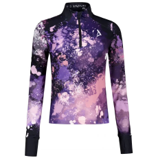  Női sport pulóver prémium plusz ALTISPORT VOJ/ALW055MI04 FEKETE -VIOLET méret: XS