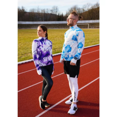  Női sport pulóver prémium plusz ALTISPORT VOJ/ALW076MI04 IBOLYA/FEHÉR méret: XXL