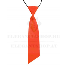  Női szatén gumis nyakkendő - Piros