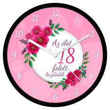  Női születésnapi falióra - 18 felett falióra