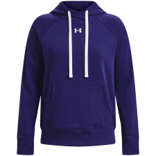  Női Under Armour Rival Fleece HB kapucnis pulóver sötétkék 1356317 468 női pulóver, kardigán