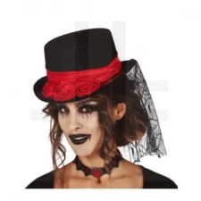  NŐI VÁMPÍR CILINDER party kellék