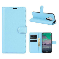 NOKIA 3.4 (2020), WALLET notesz mobiltok, Világoskék tok és táska