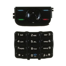 Nokia 5200/5300 alsó+felső, Gombsor (billentyűzet), fekete mobiltelefon, tablet alkatrész