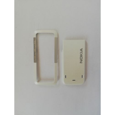 Nokia 5310 elő+akkuf, Előlap, fehér-ezüst mobiltelefon, tablet alkatrész