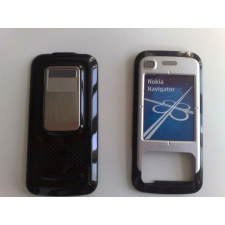 Nokia 6110 Nav elő+akkuf, Előlap, fekete mobiltelefon, tablet alkatrész