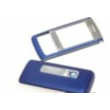 Nokia 6280 elő+akkuf, Előlap, kék mobiltelefon, tablet alkatrész