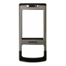 Nokia 6500 Sl, Előlap, ezüst mobiltelefon, tablet alkatrész