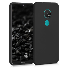  Nokia 7.2 Telefontok - fekete szilikon tok tok és táska