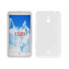 Nokia Lumia 1320, Szilikon tok, S-Case, átlátszó