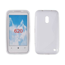 Nokia Lumia  620, Szilikon tok, S-Case, fehér tok és táska