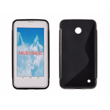 Nokia Lumia  630/635, Szilikon tok, S-Case, fekete tok és táska