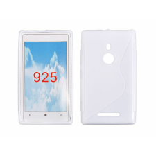 Nokia Lumia  925, Szilikon tok, S-Case, fehér tok és táska