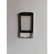 Nokia N96 elő+plexi, Előlap, ezüst mobiltelefon, tablet alkatrész