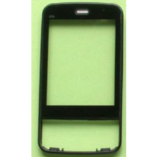 Nokia N96 elő+plexi, Előlap, fekete mobiltelefon, tablet alkatrész