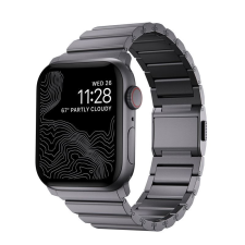Nomad Aluminium Szíj Apple Watch 42/44/45/49mm - Szürke okosóra kellék