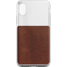 Nomad GOODS Clear case iPhone X átlátszó-barna tok és táska
