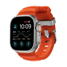 Nomad GOODS Rocky Point szíj Apple Watch 49/45/44/42mm szürke-piros okosóra kellék