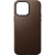 Nomad iPhone 14 Pro Max Bőr Hátlapvédő tok - Sötétbarna (NM01239185)
