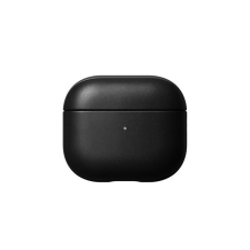 Nomad Leather Apple Airpods 3 bőr tok, fekete fülhallgató, fejhallgató tok