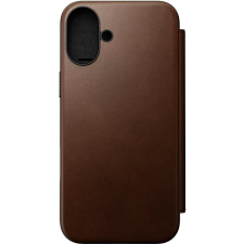 Nomad Modern Leather Folio Brown iPhone 16 Plus tok tok és táska