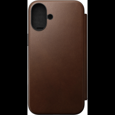 Nomad Modern Leather Folio Brown iPhone 16 Plus tok (NM01681885) tok és táska